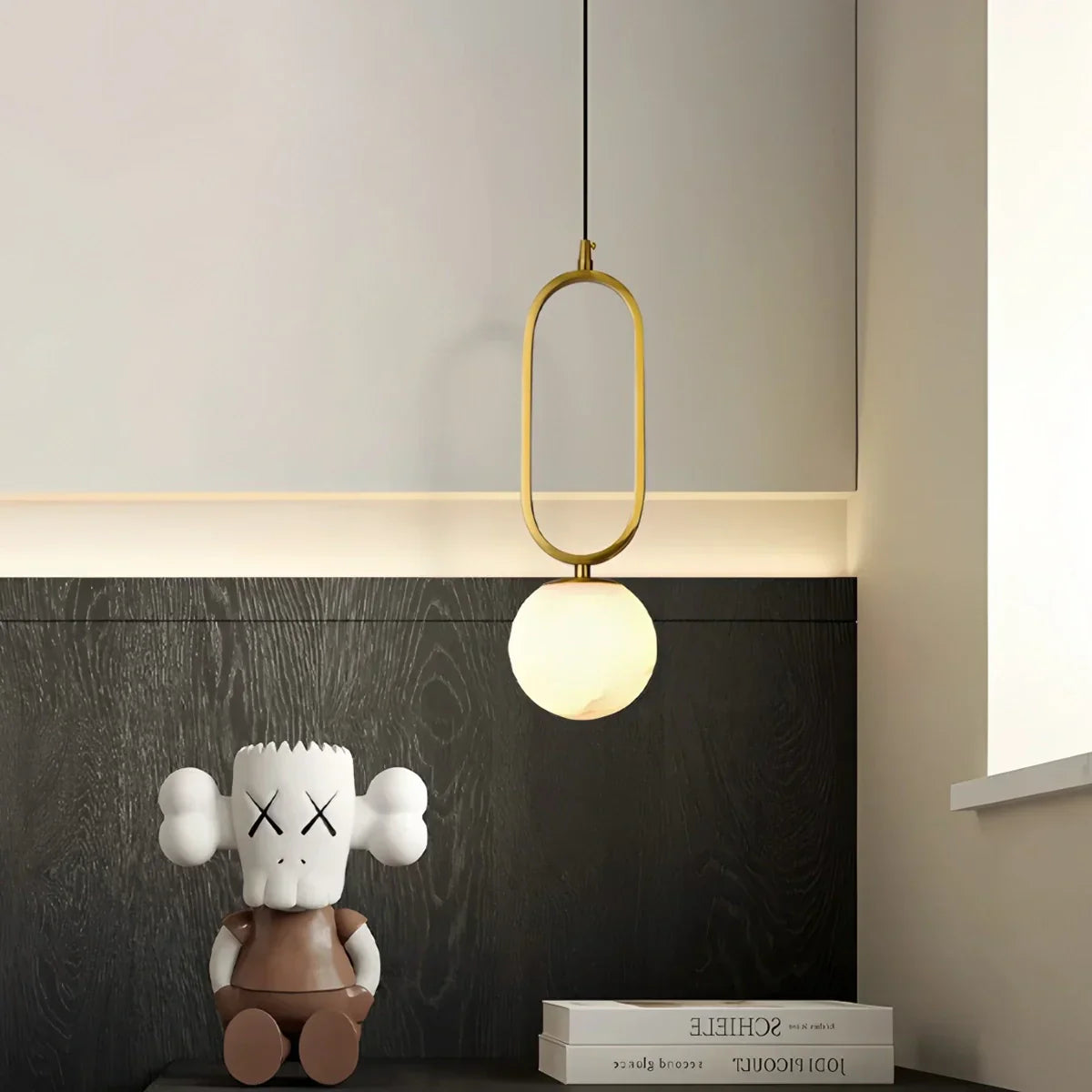 Loxirae Alabaster Pendant Light