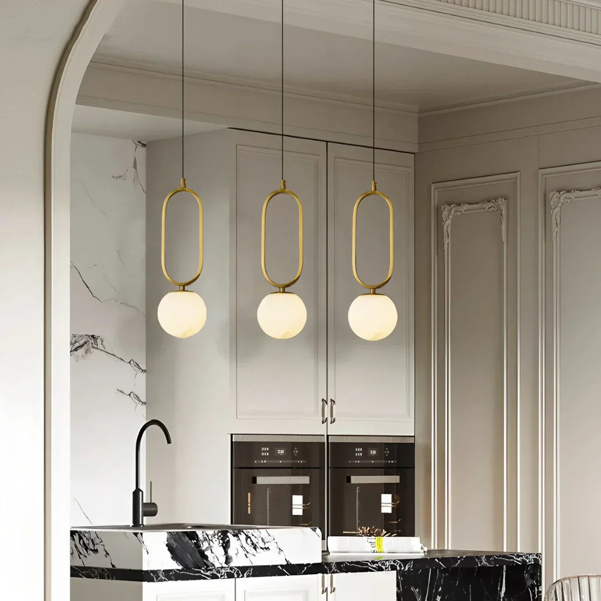 Loxirae Alabaster Pendant Light