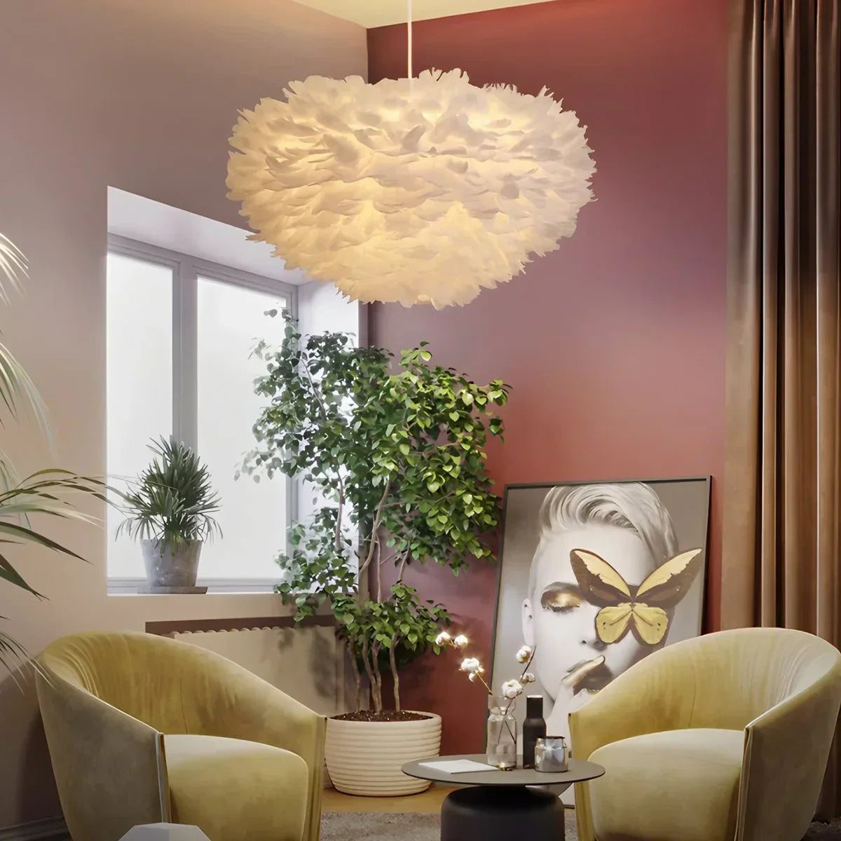 Zelivor Feather Pendant Light