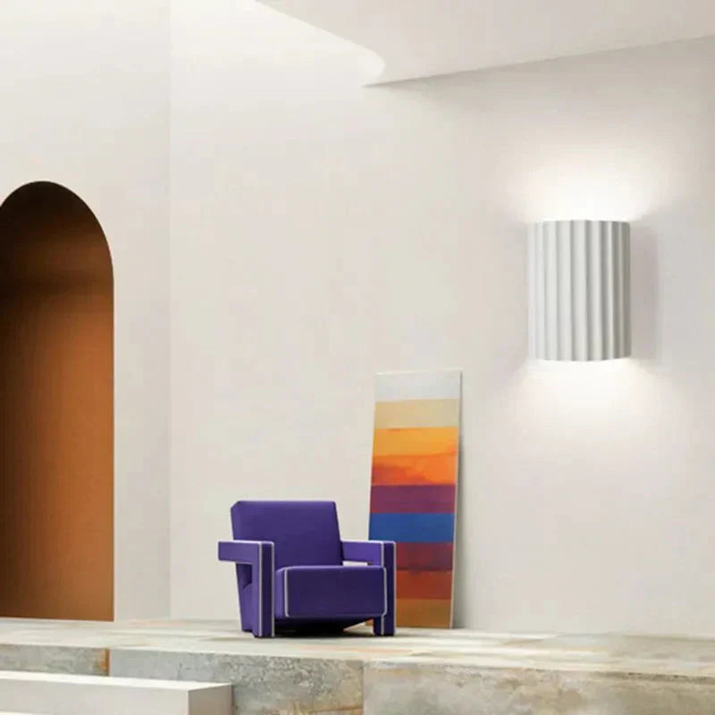 Perol Ribbed Wall Light