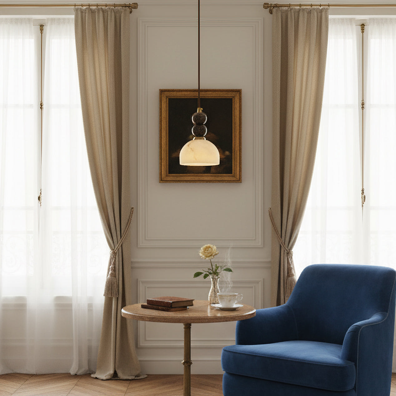 Mebarlea Alabaster Pendant Light