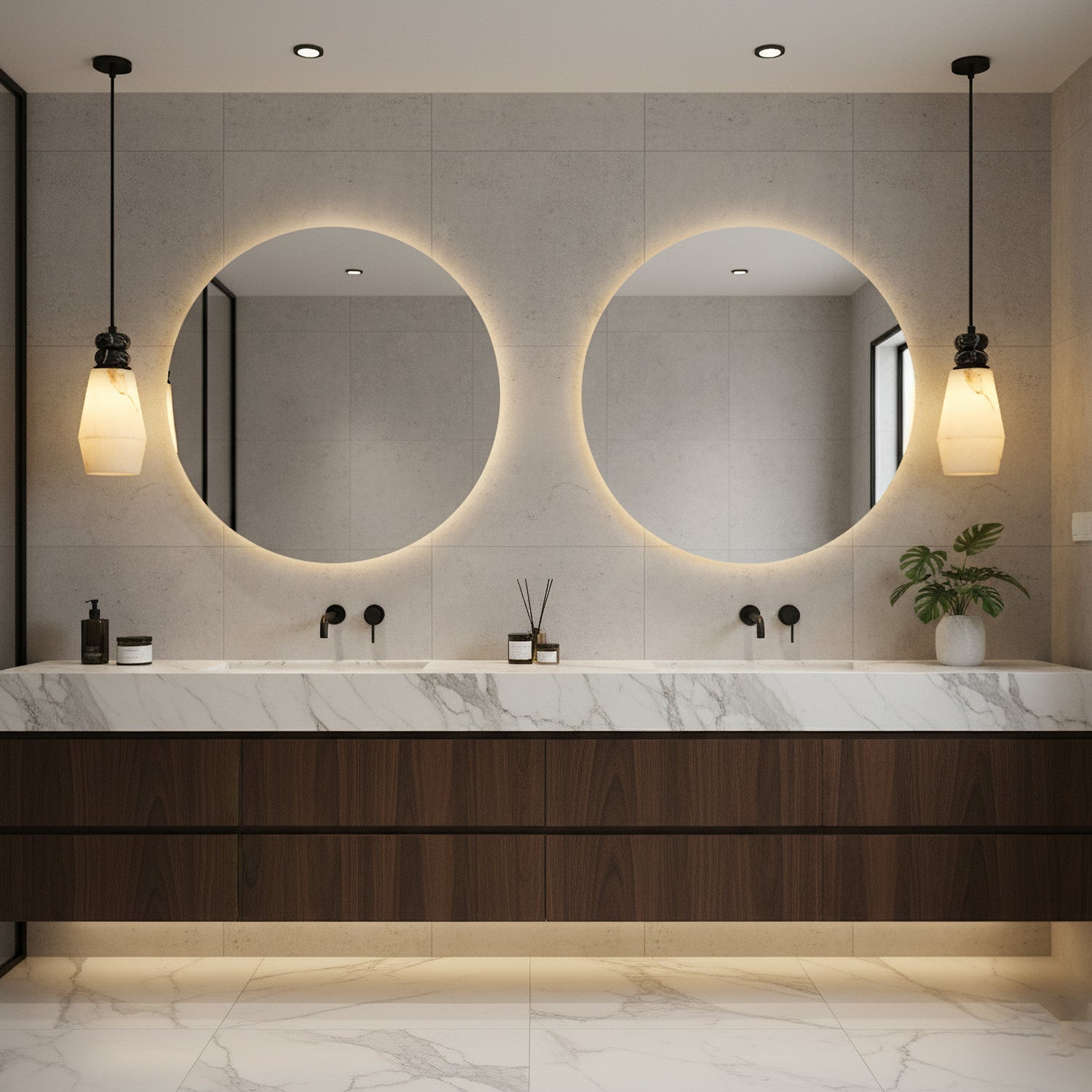 Mebarlea Alabaster Pendant Light