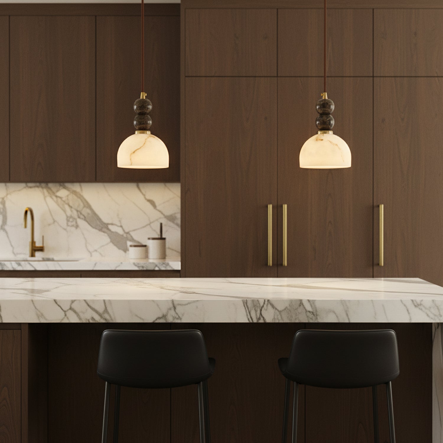 Mebarlea Alabaster Pendant Light