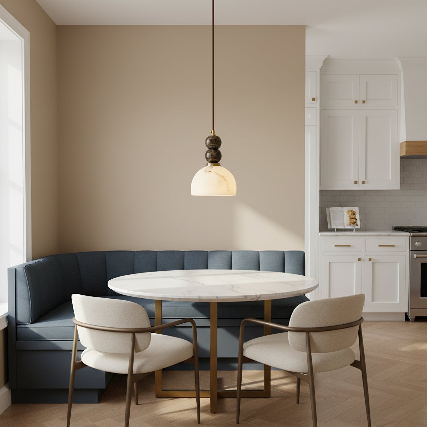 Mebarlea Alabaster Pendant Light