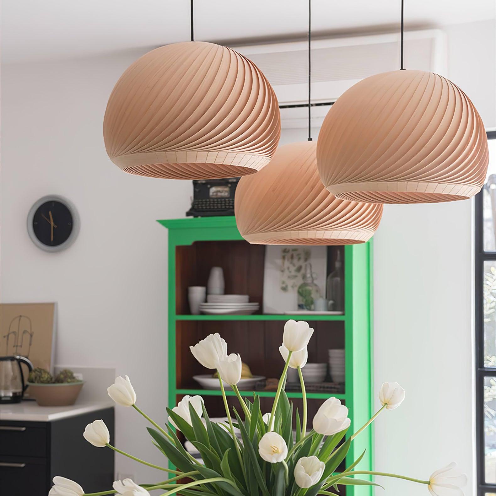 Lozum Wooden Pendant Light