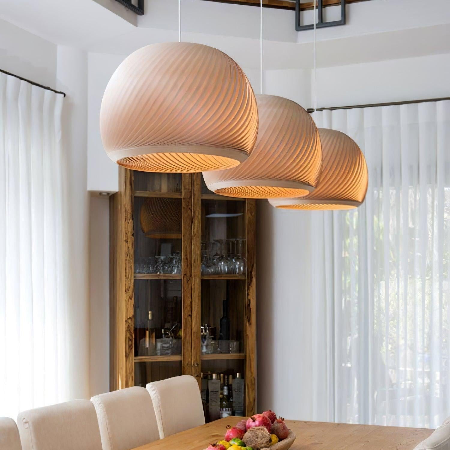 Lozum Wooden Pendant Light