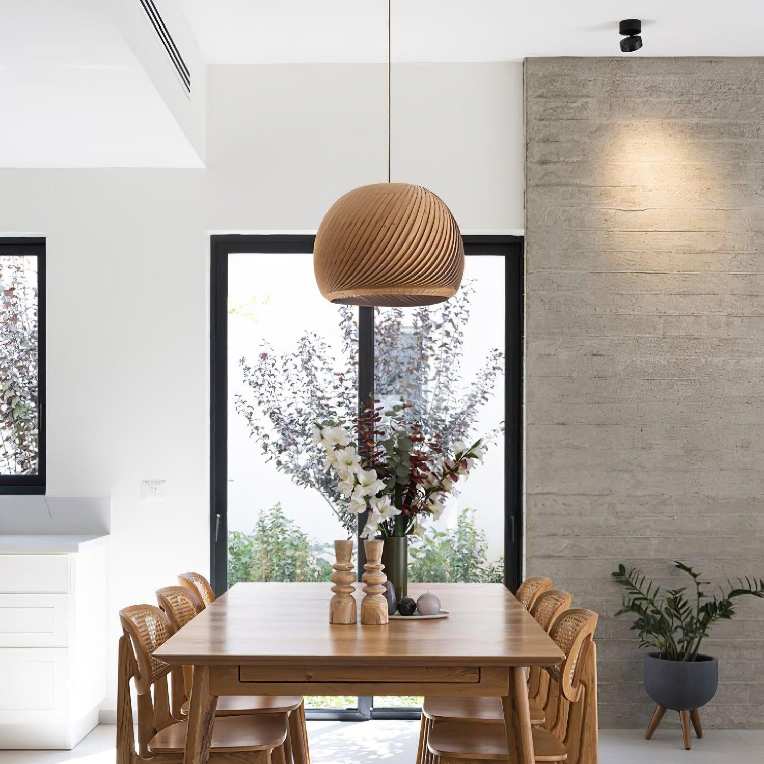 Lozum Wooden Pendant Light