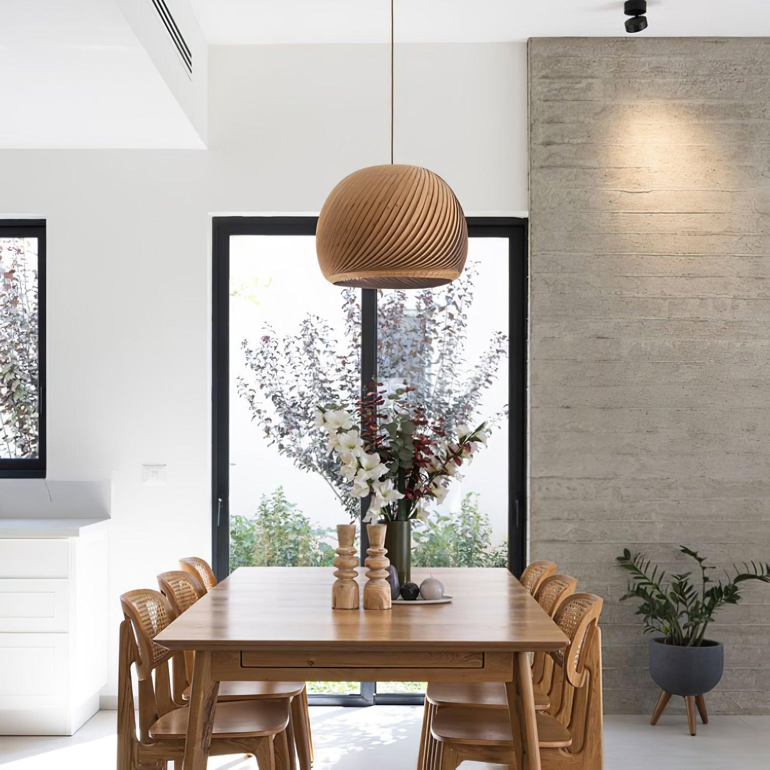 Lozum Wooden Pendant Light