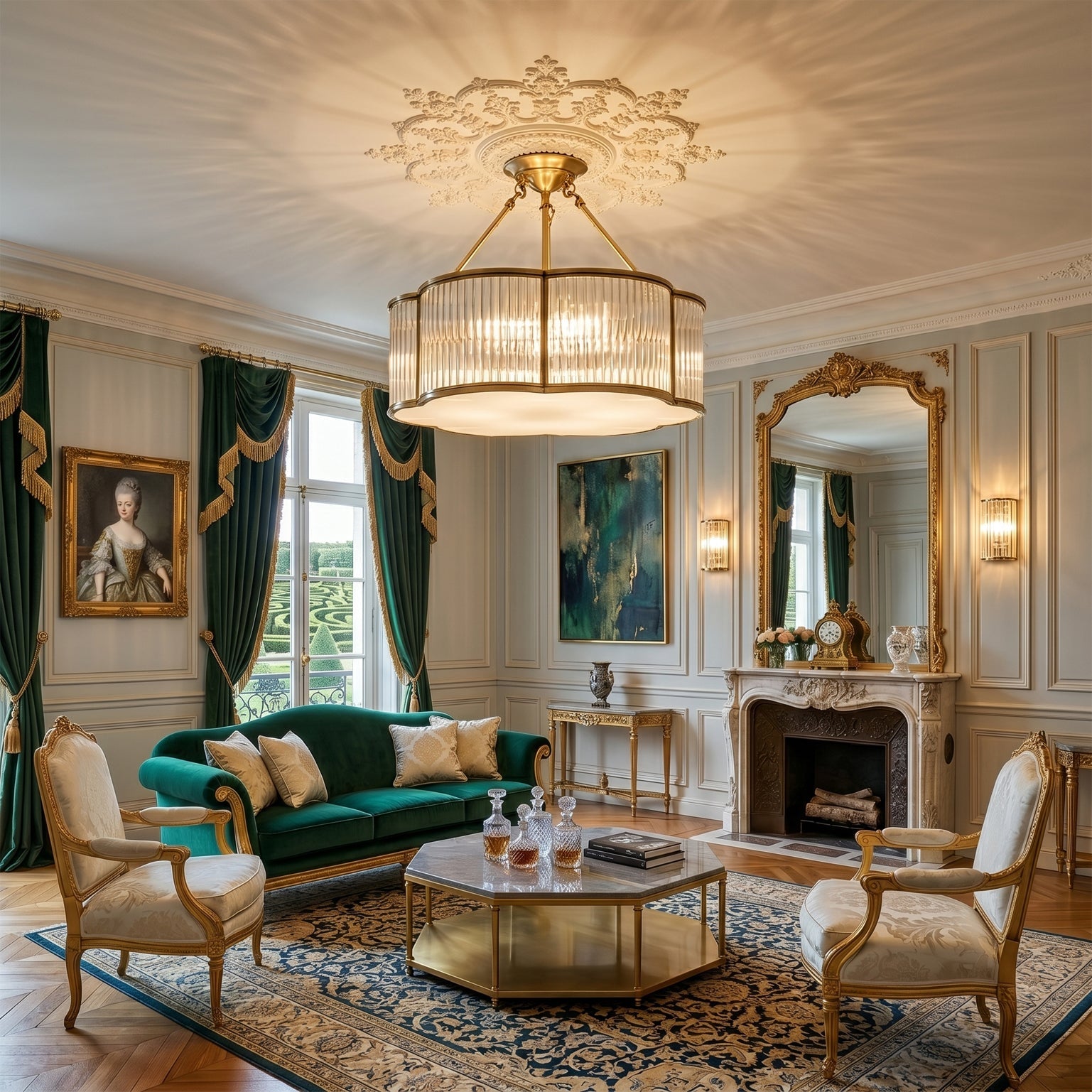 Xeda Quatrefoil Chandelier