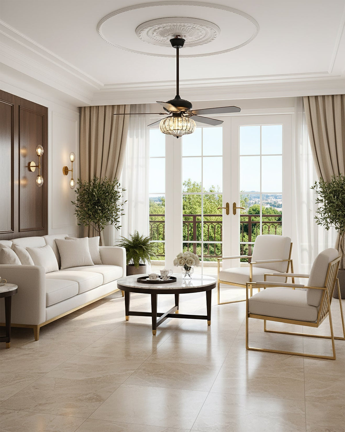 Bernardino Ceiling Fan Light – detail 6