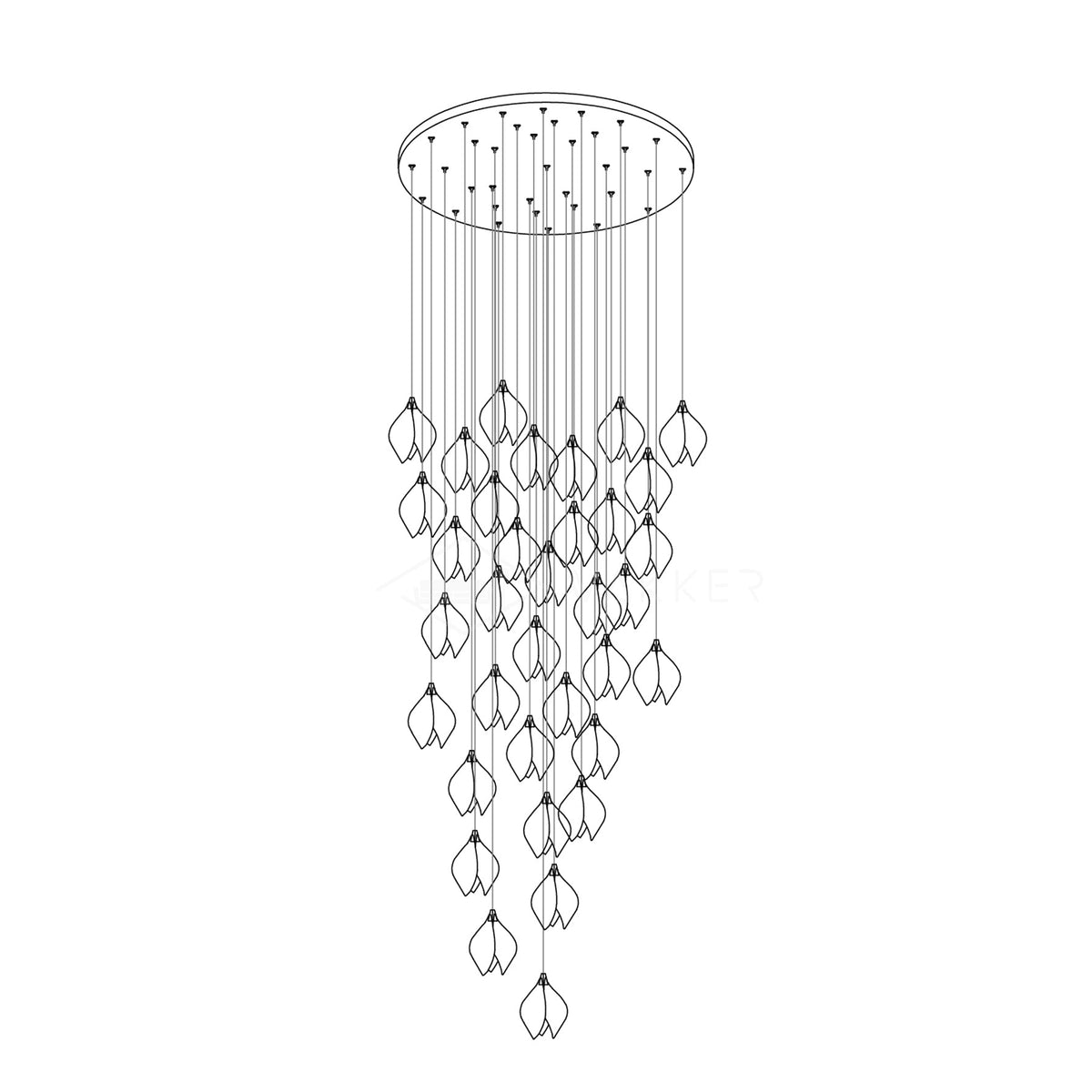 Lifiran Floral Pendant Light