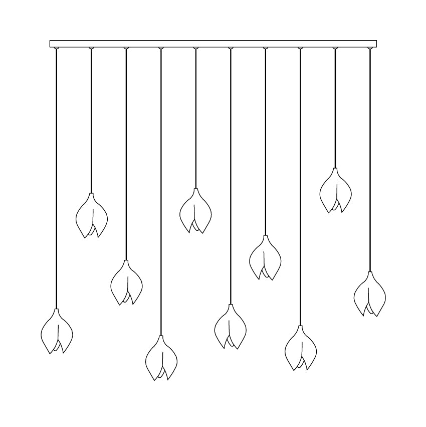 Lifiran Floral Pendant Light