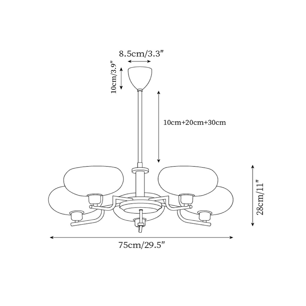 Nevelo Modern Chandelier