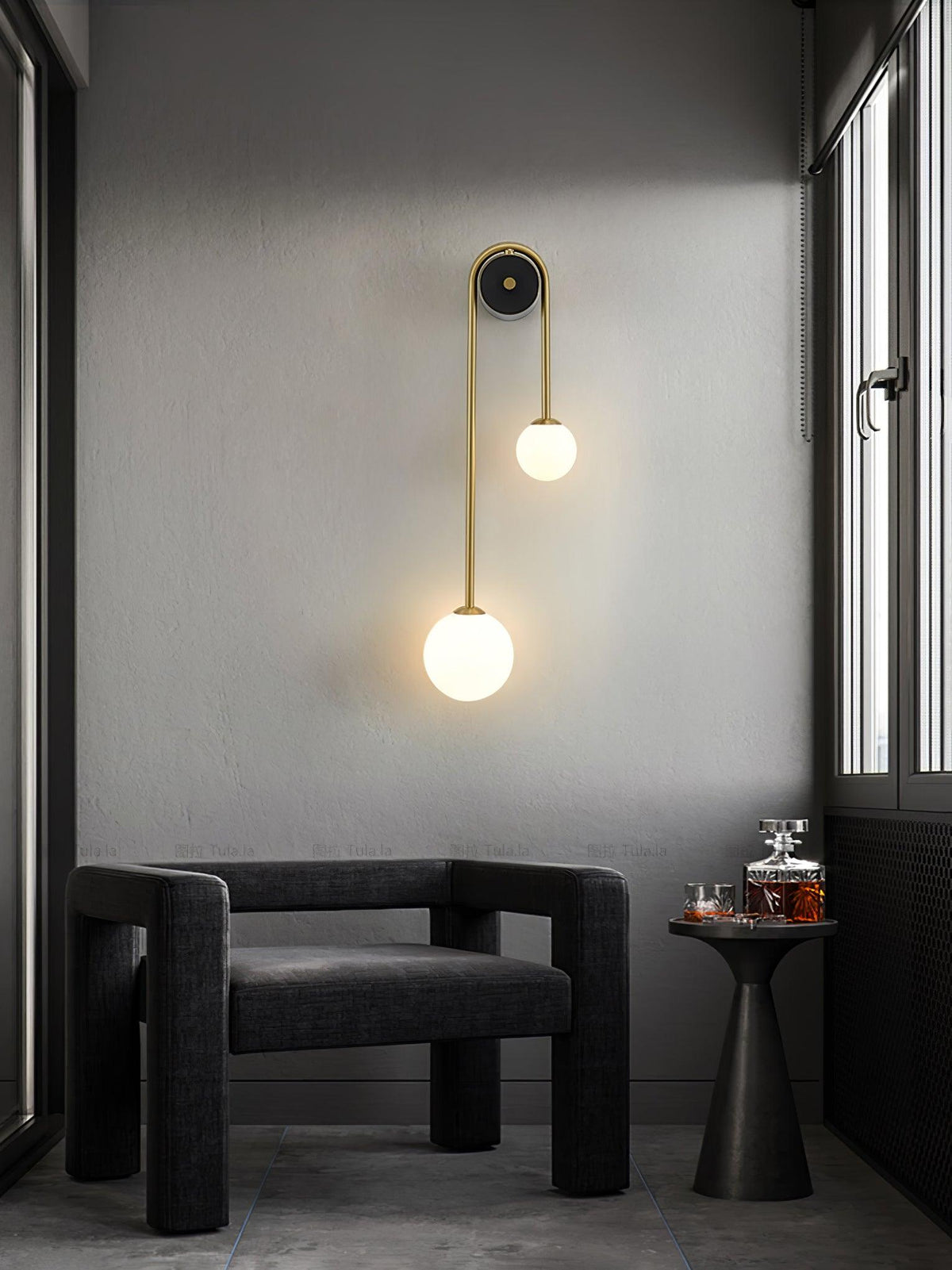 Lelanor Arched Wall Light