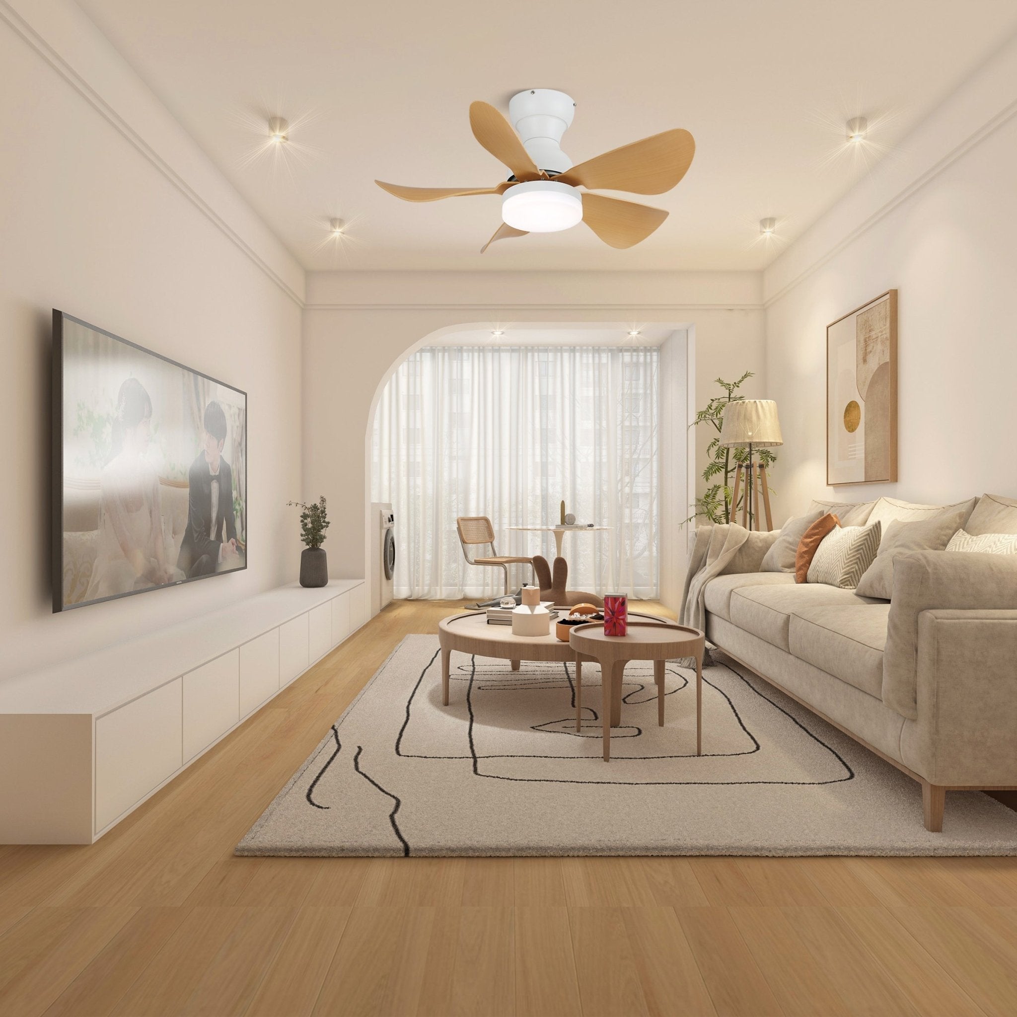 Zoreefa Ceiling Fan Light