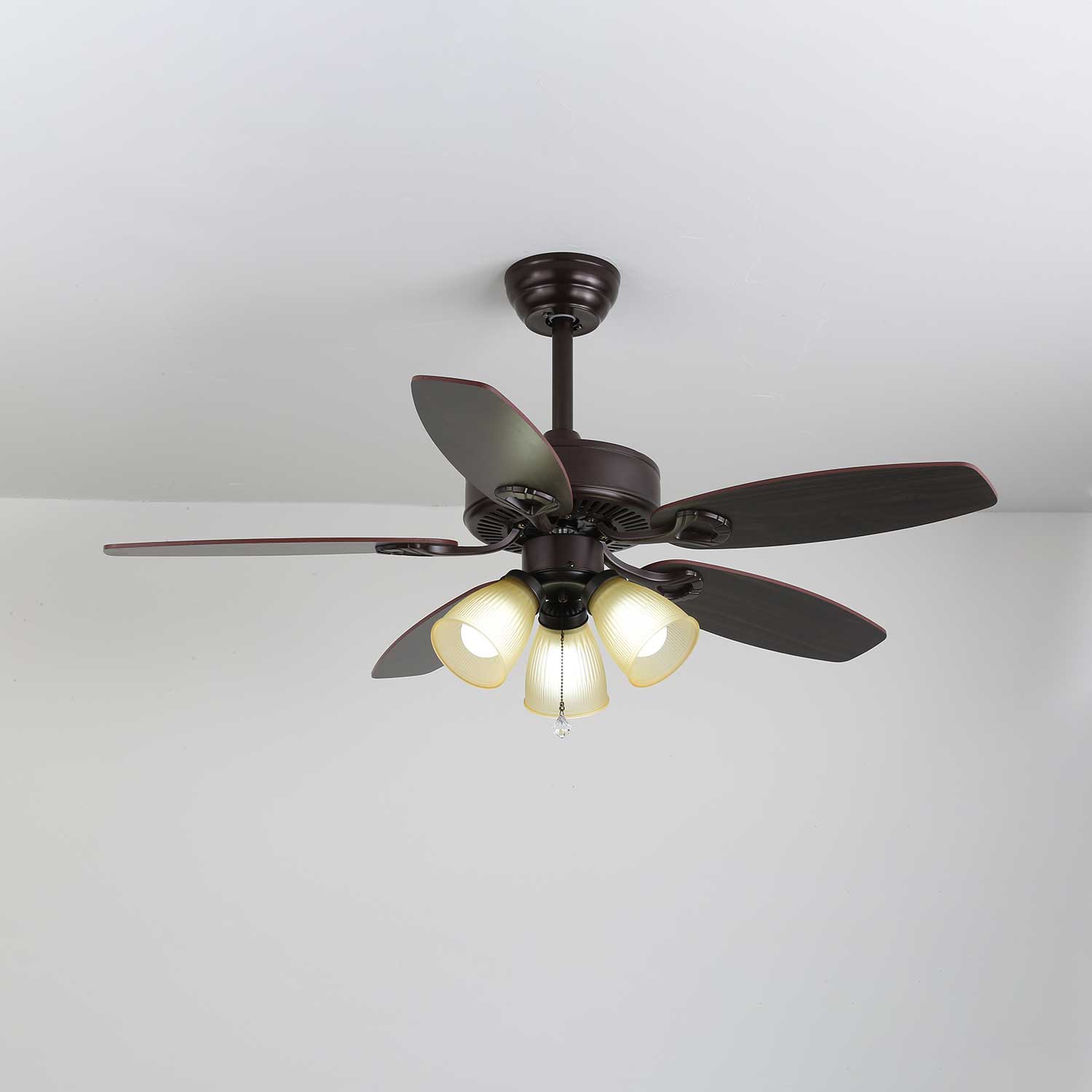 Lunoves Vintage Ceiling Fan Light