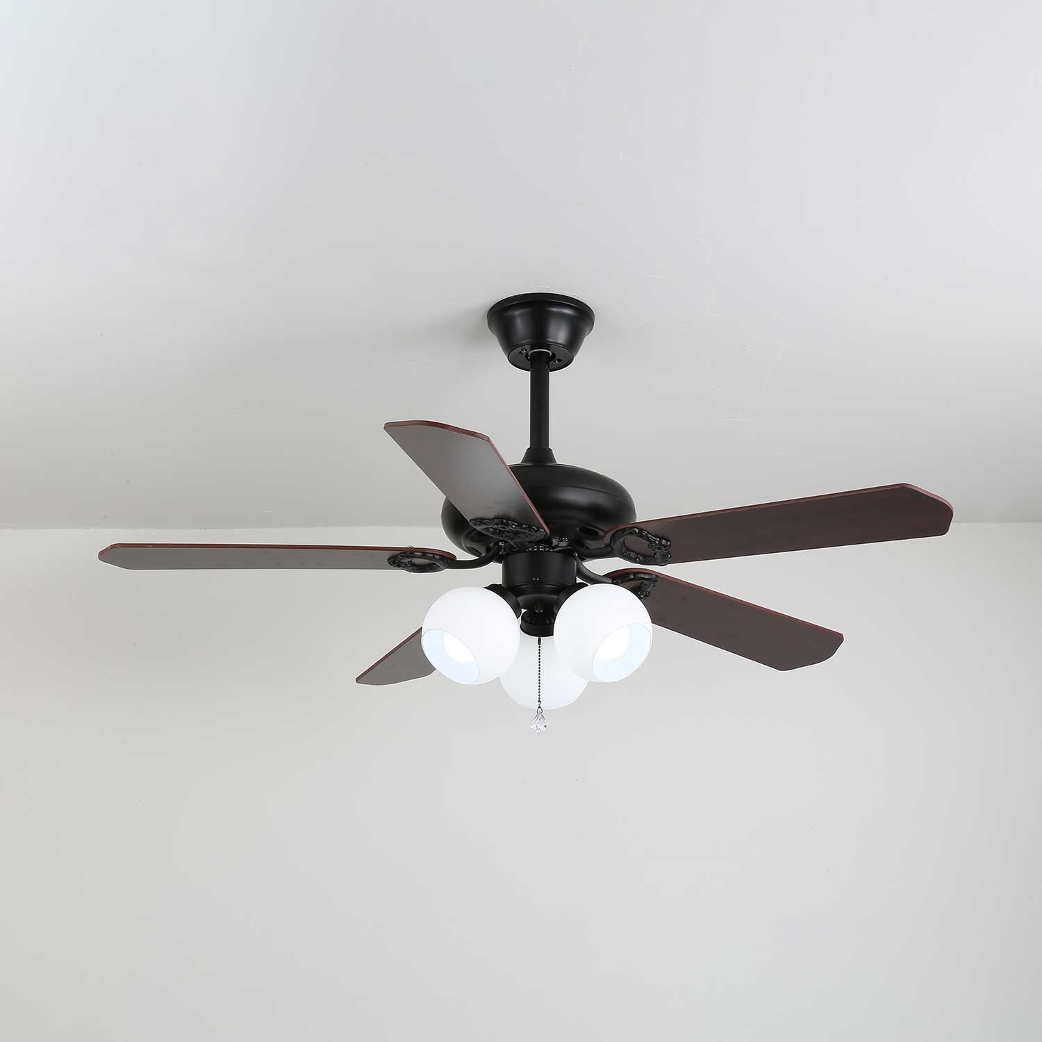 Lunoves Vintage Ceiling Fan Light