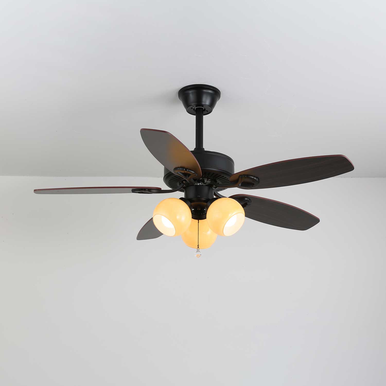 Lunoves Vintage Ceiling Fan Light