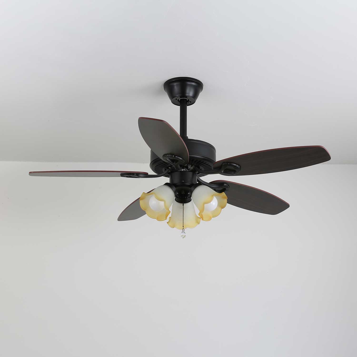 Lunoves Vintage Ceiling Fan Light