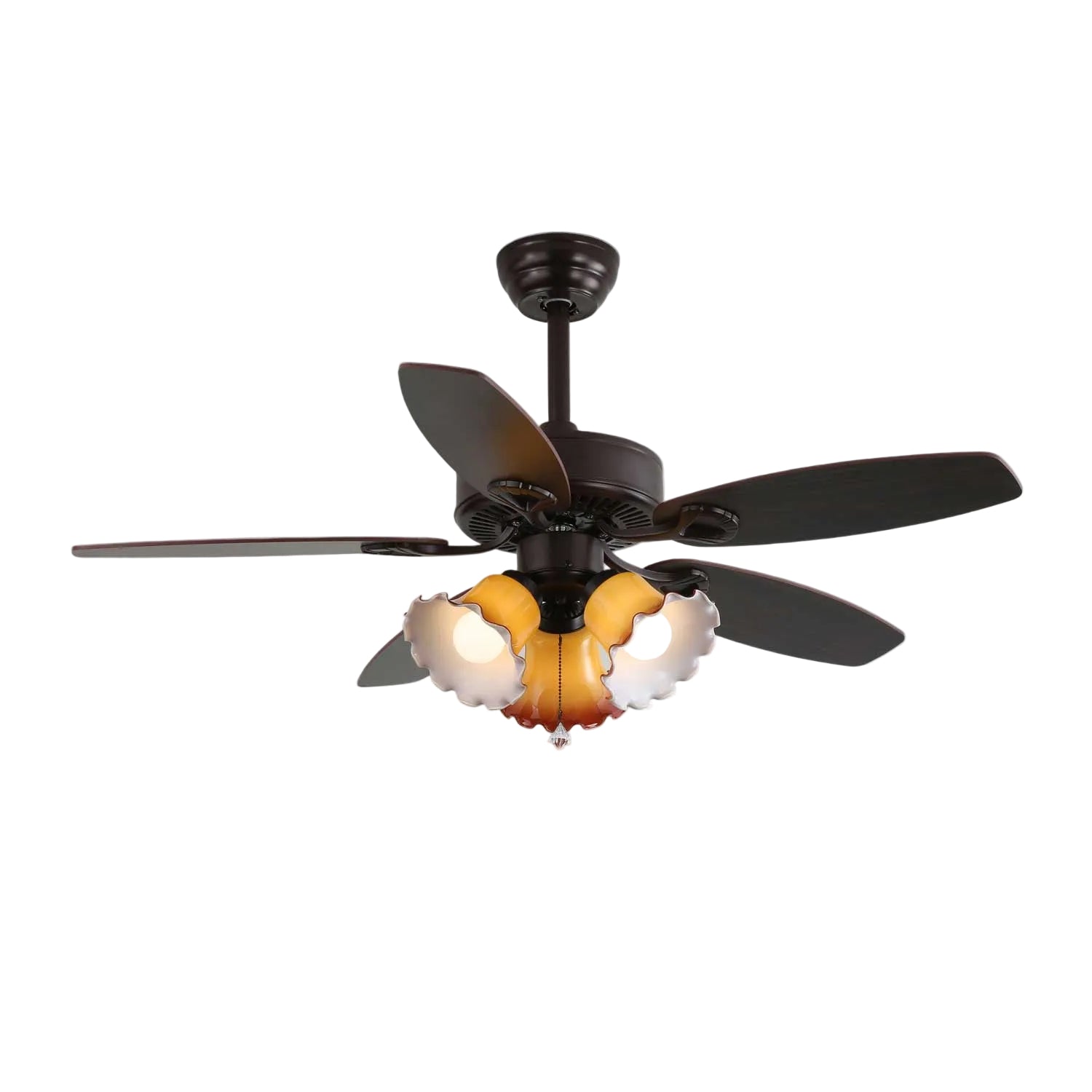 Lunoves Vintage Ceiling Fan Light