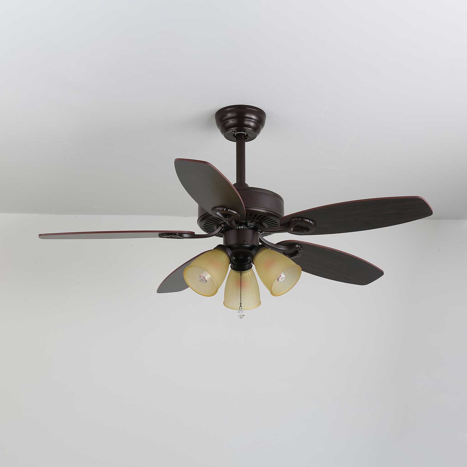 Lunoves Vintage Ceiling Fan Light