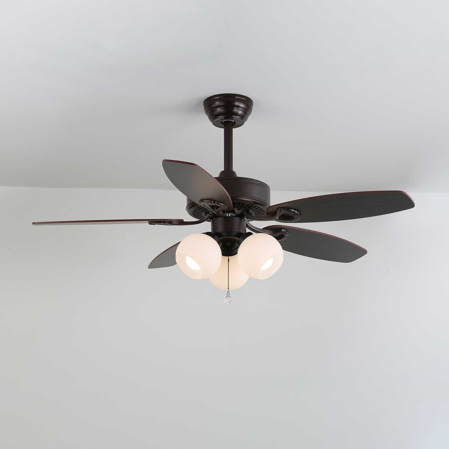 Lunoves Vintage Ceiling Fan Light
