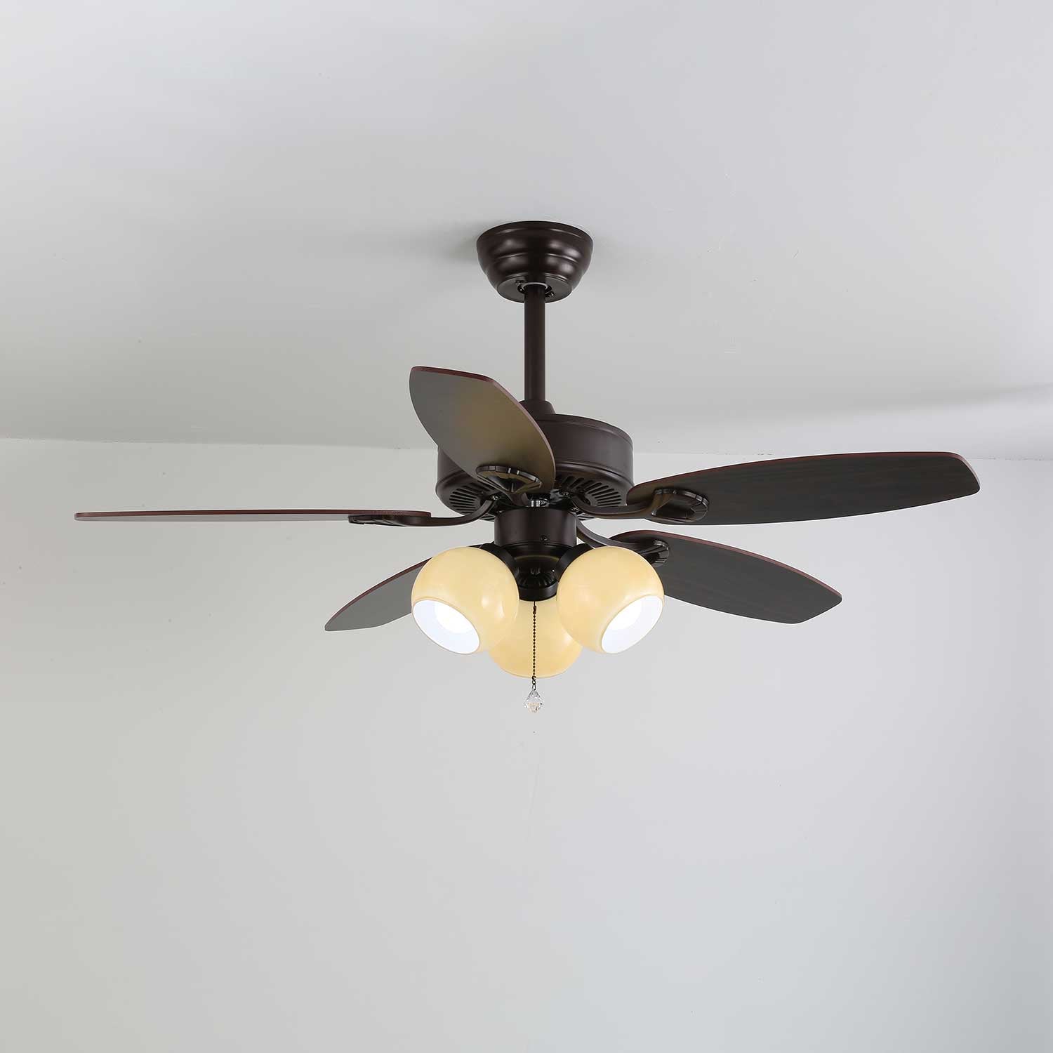 Lunoves Vintage Ceiling Fan Light