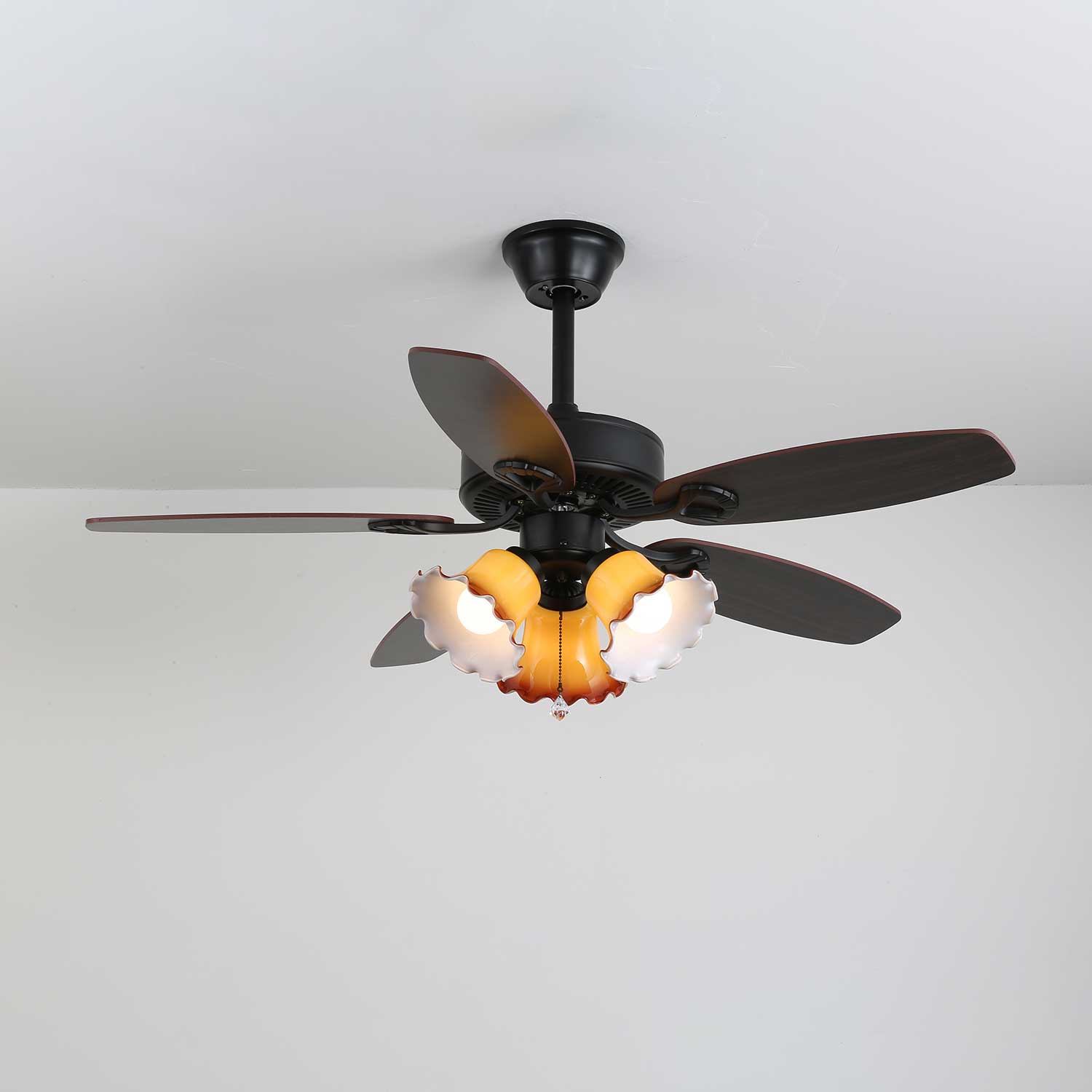 Lunoves Vintage Ceiling Fan Light