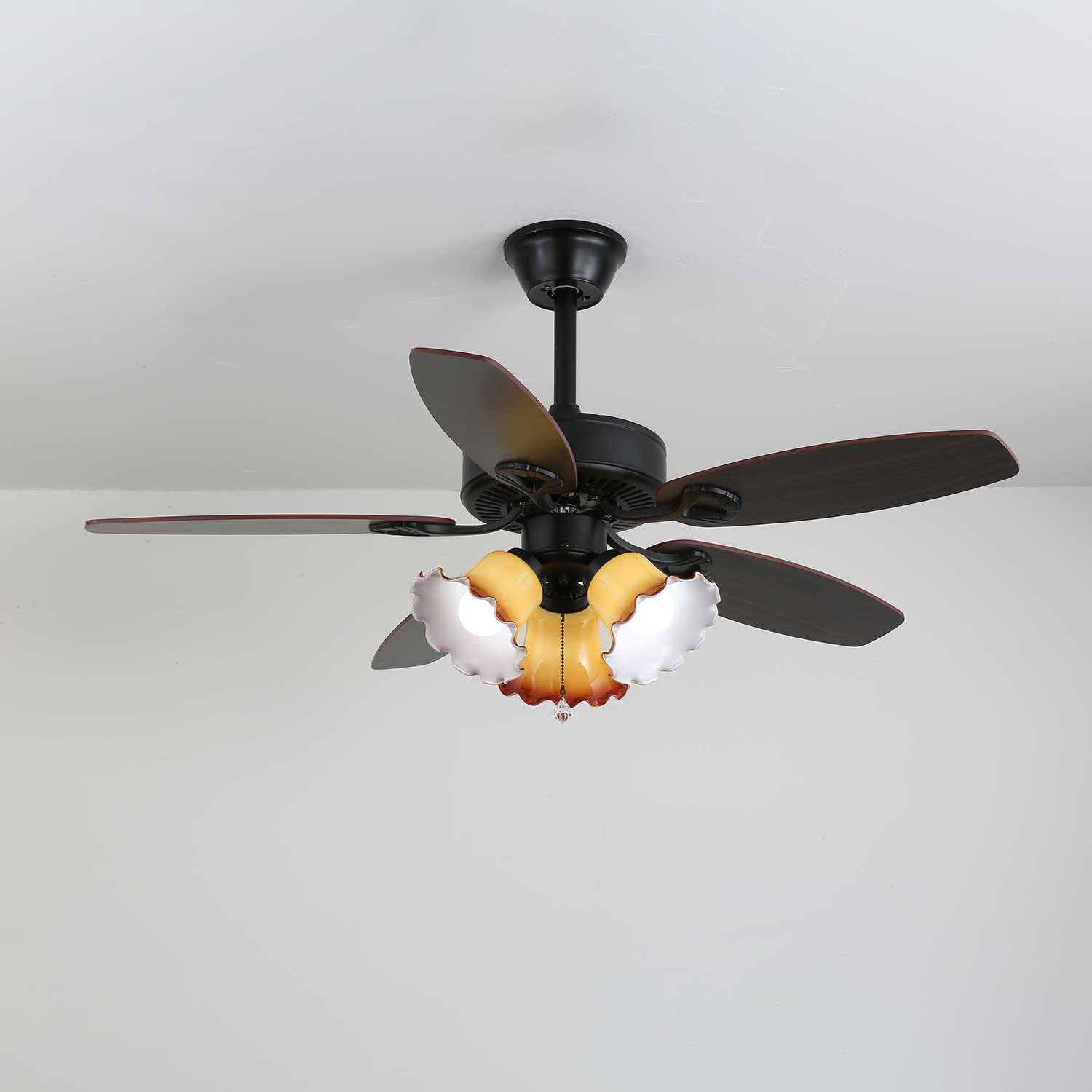 Lunoves Vintage Ceiling Fan Light