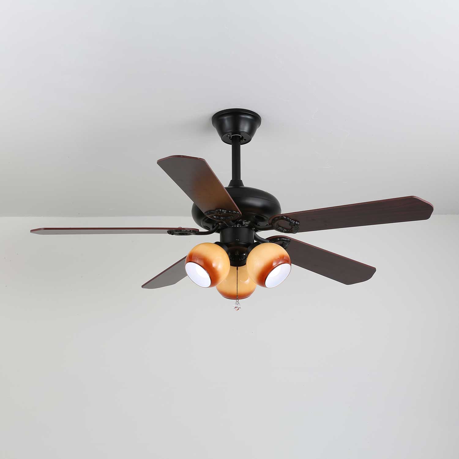 Lunoves Vintage Ceiling Fan Light