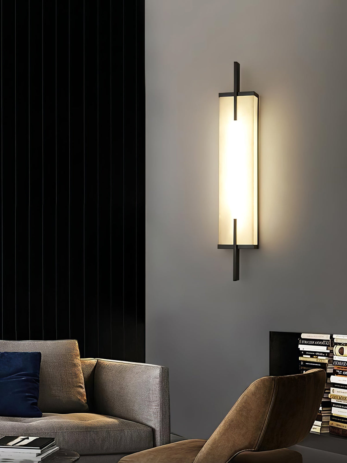 Calliope Alabaster Wall Sconce – detail 34