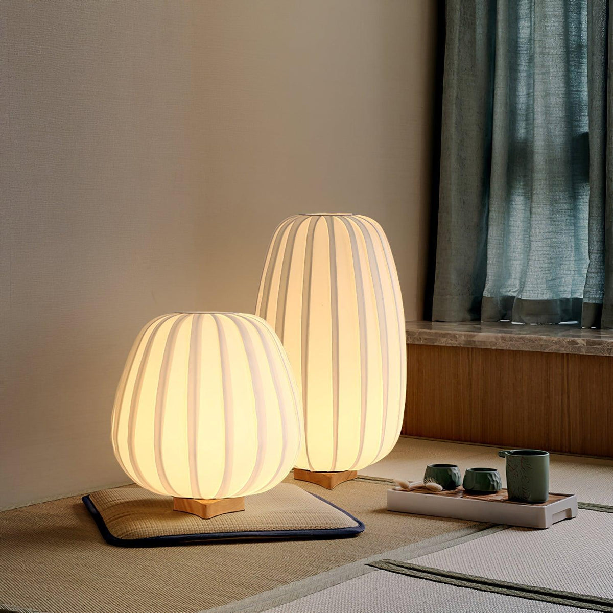 Fabric Minimalist Table Lamp – detail 3