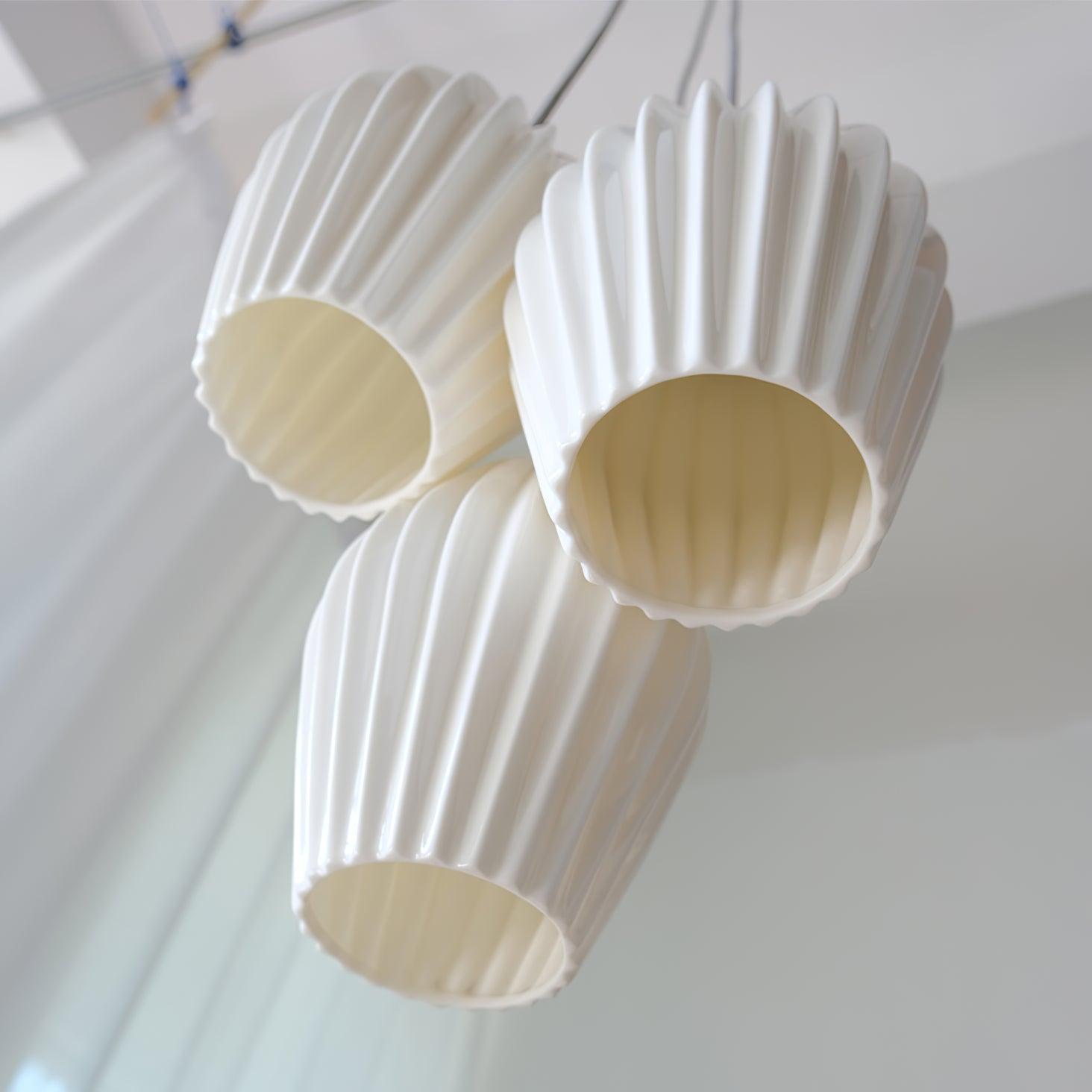 Adelvo Ribbed Pendant Light