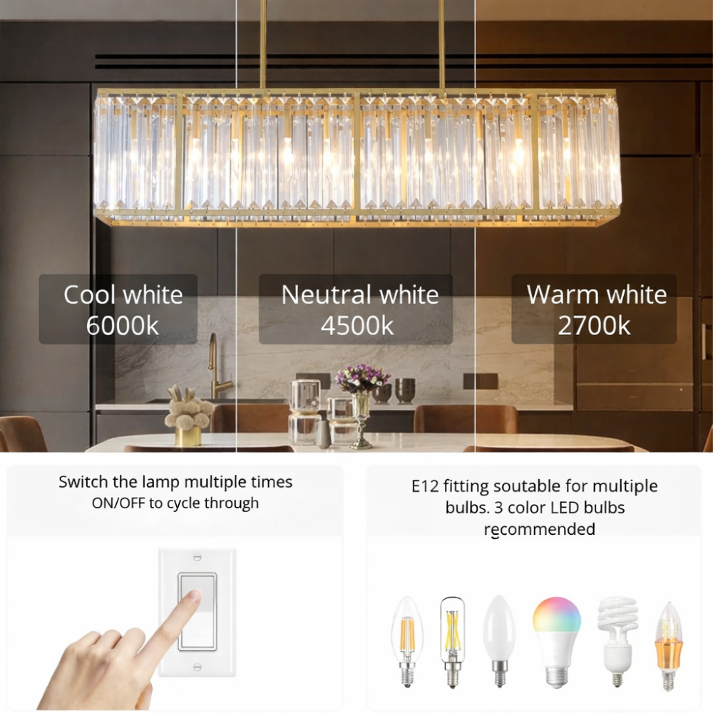 Merron Crystal Pendant Light