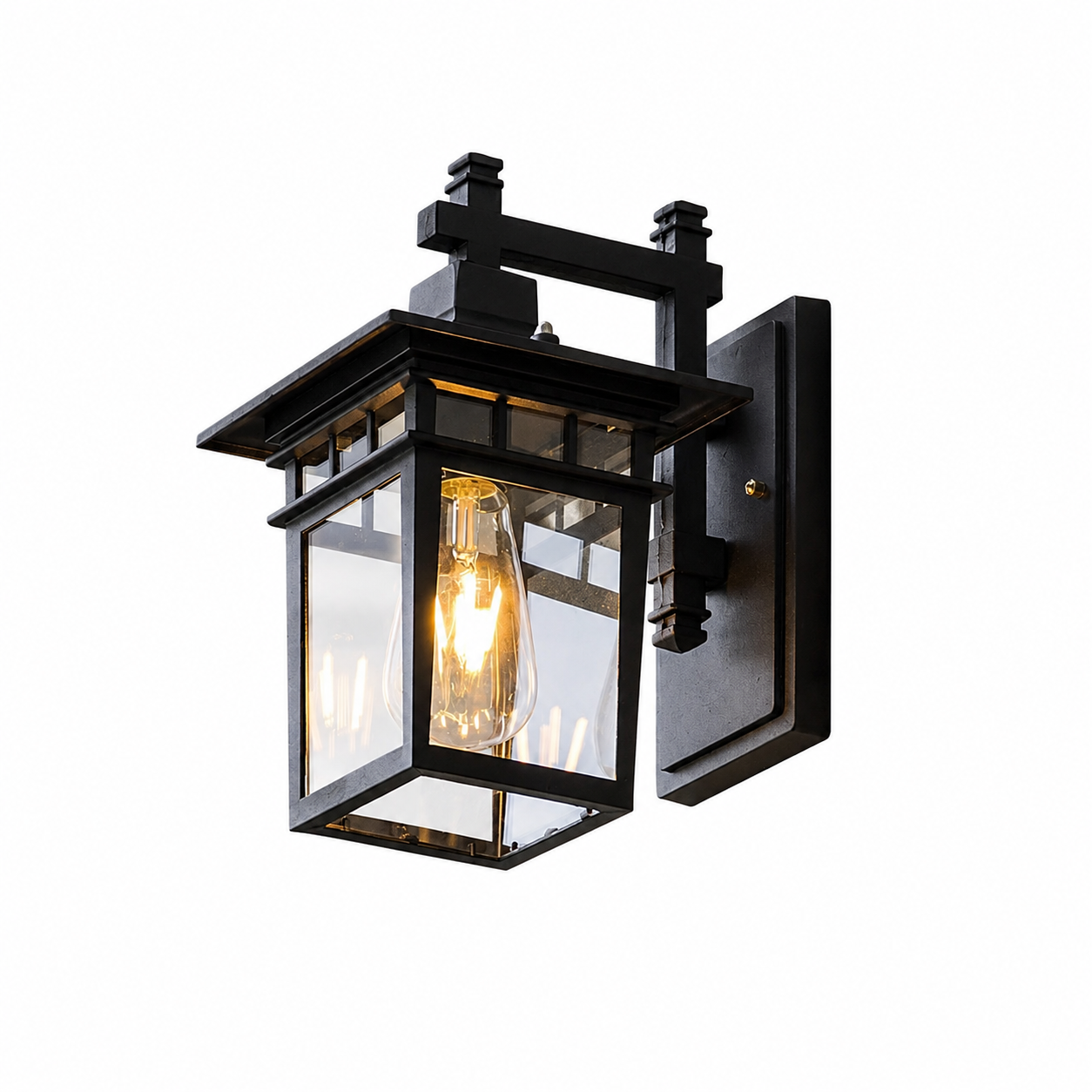 Kwadris Outdoor Lantern Wall Light