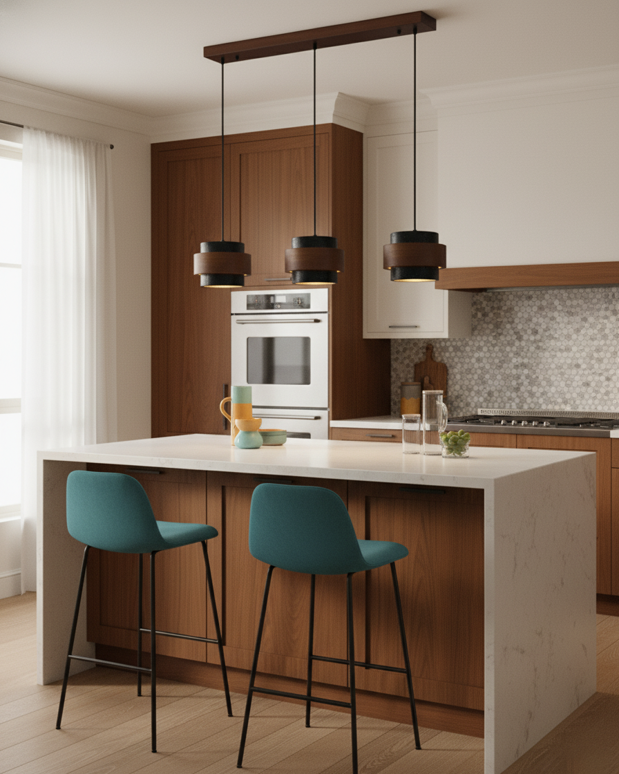 Tibavo Cylindrical Pendant Light