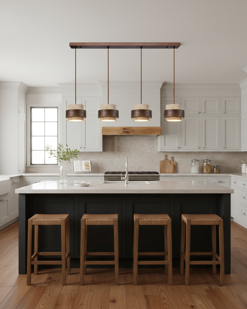 Tibavo Cylindrical Pendant Light