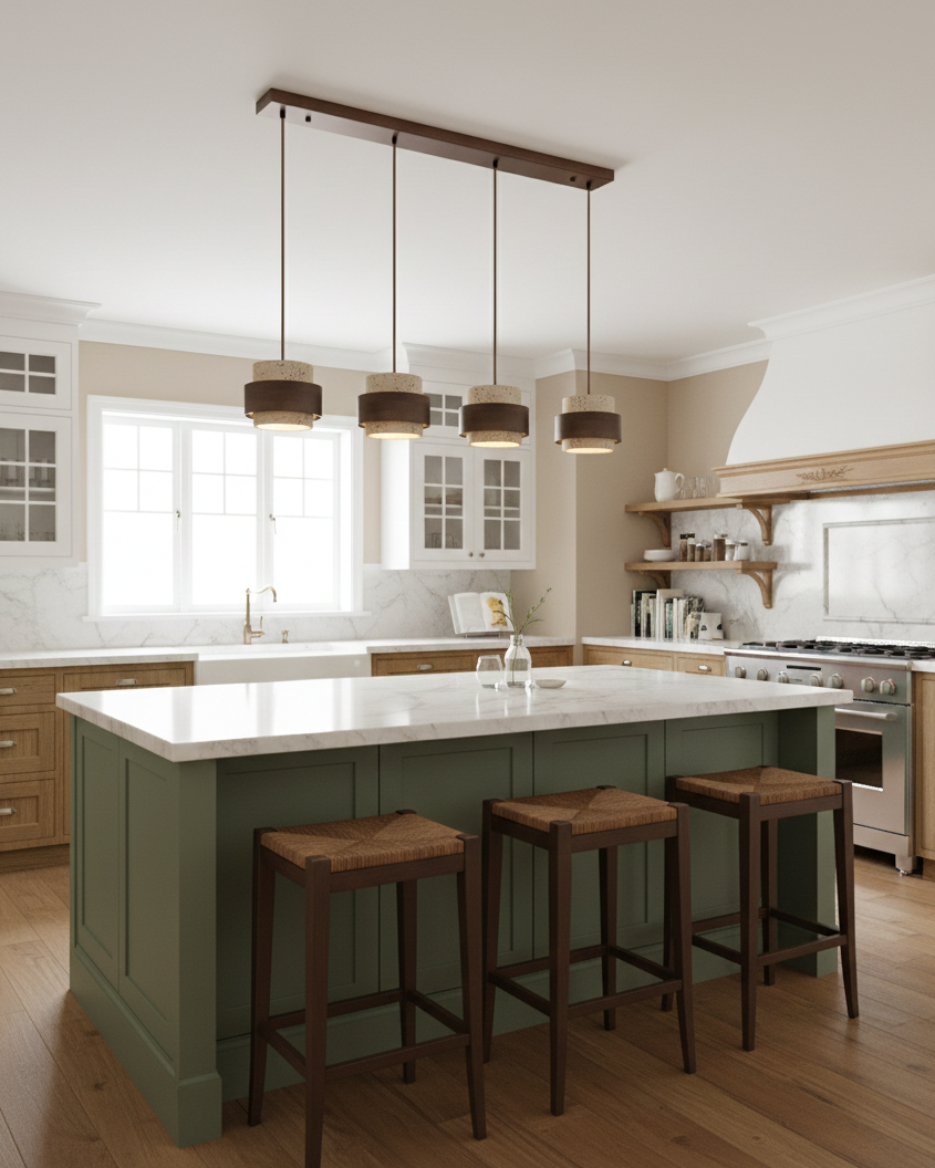Tibavo Cylindrical Pendant Light