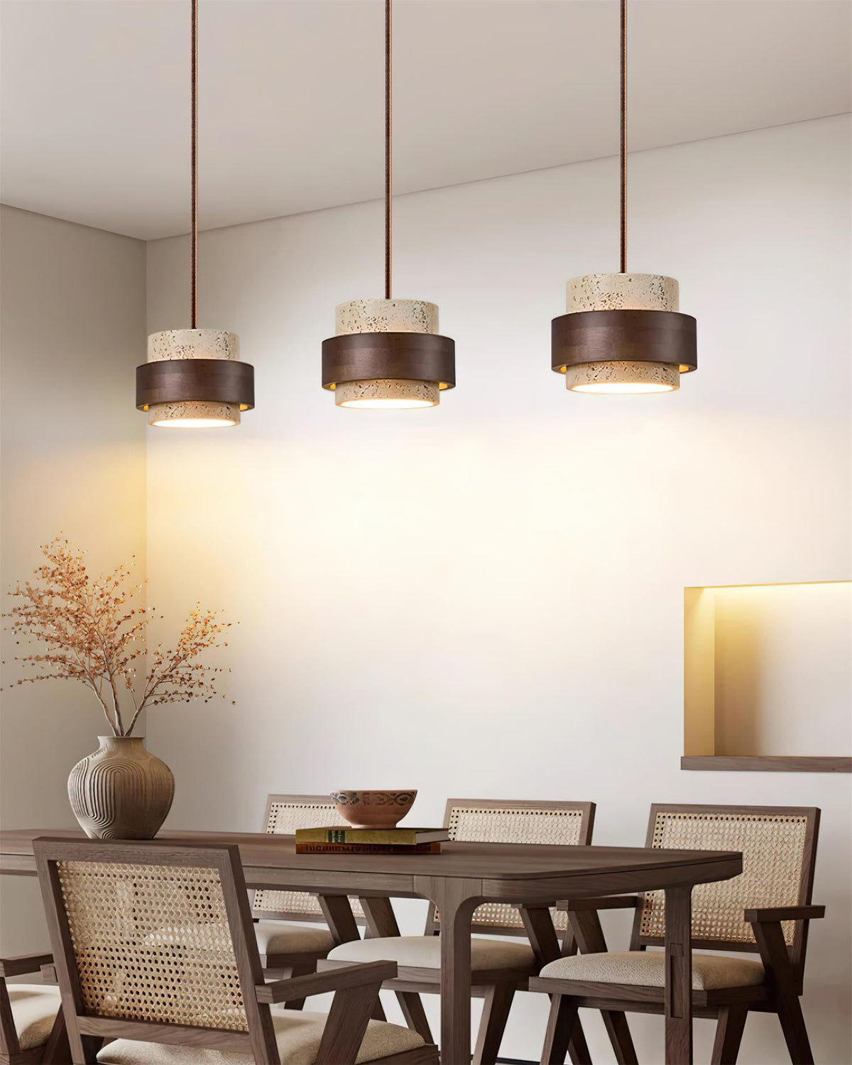 Tibavo Cylindrical Pendant Light