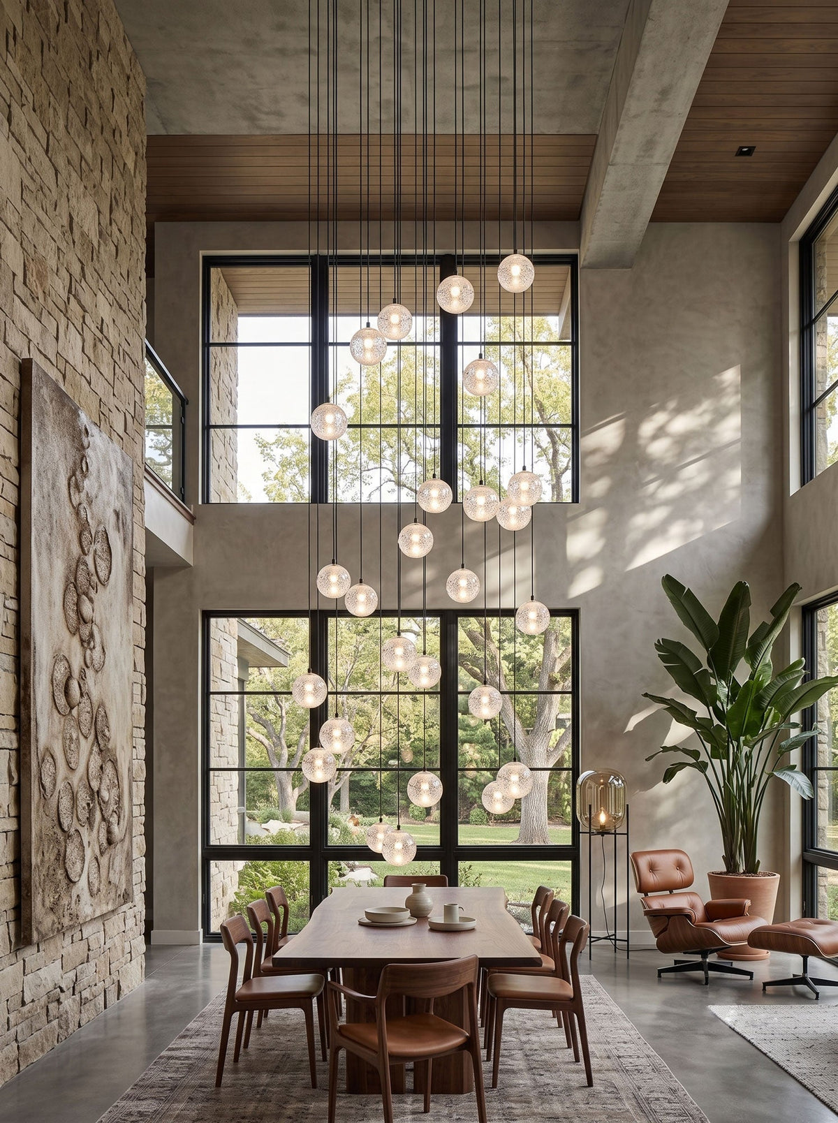 Crystal Bubbles Balls Pendant Lamp – detail 6