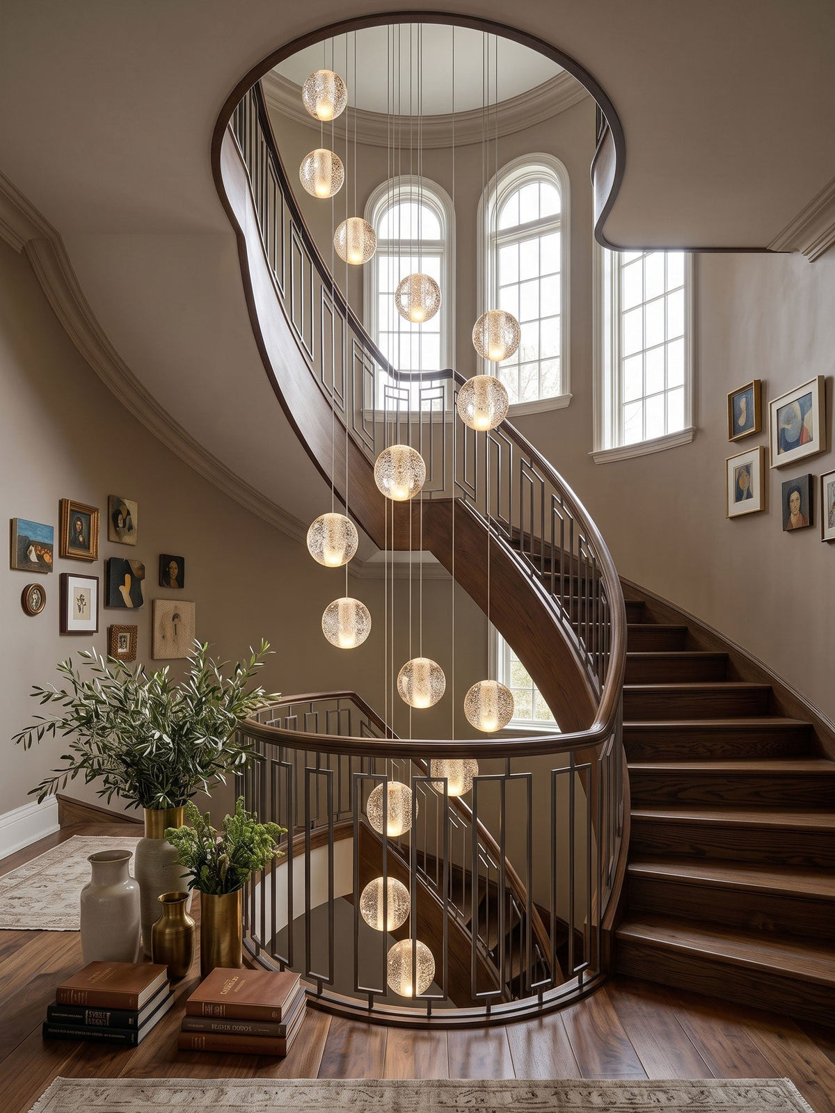 Crystal Bubbles Balls Pendant Lamp – detail 4