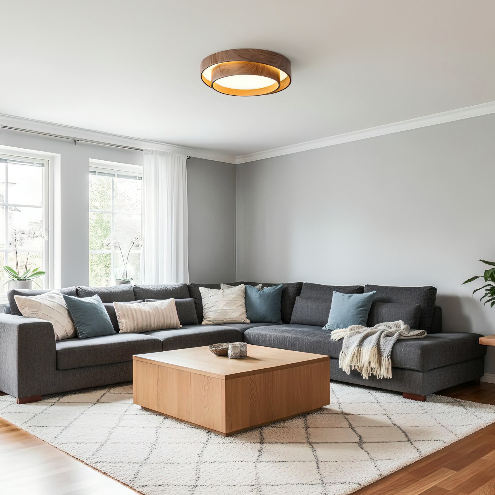 Aviraya Round Ceiling Light