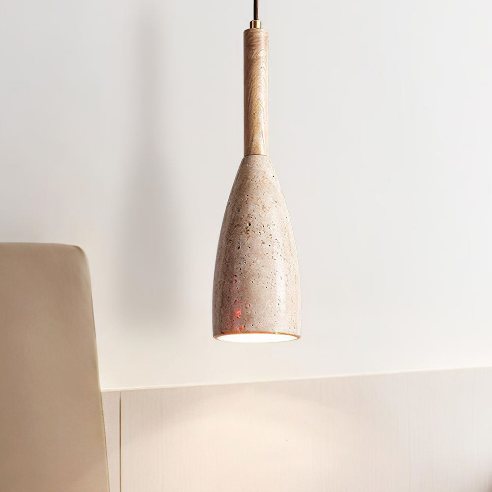 Borenia Travertine Pendant Light