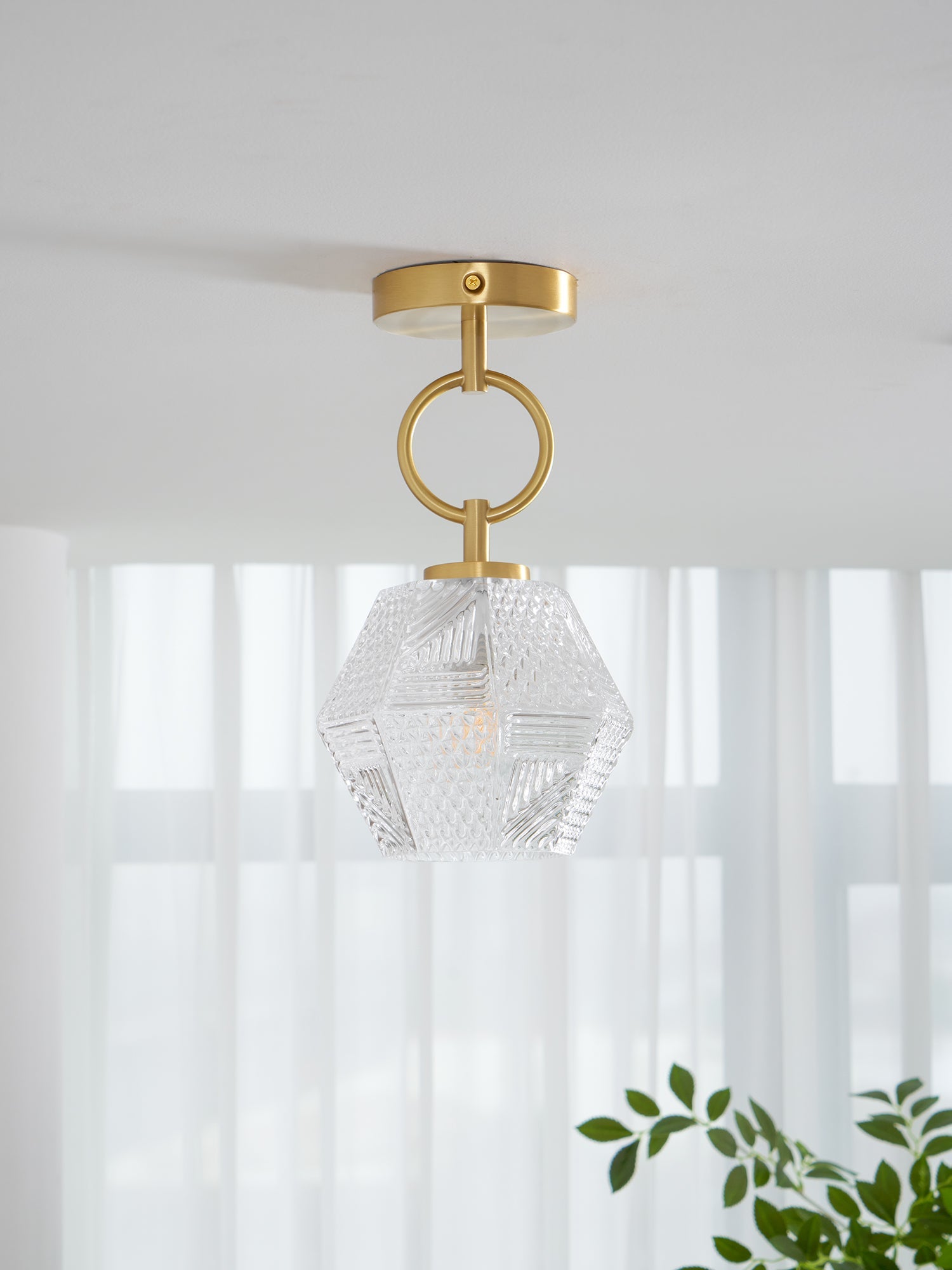 Aralilian Art Deco Ceiling Light
