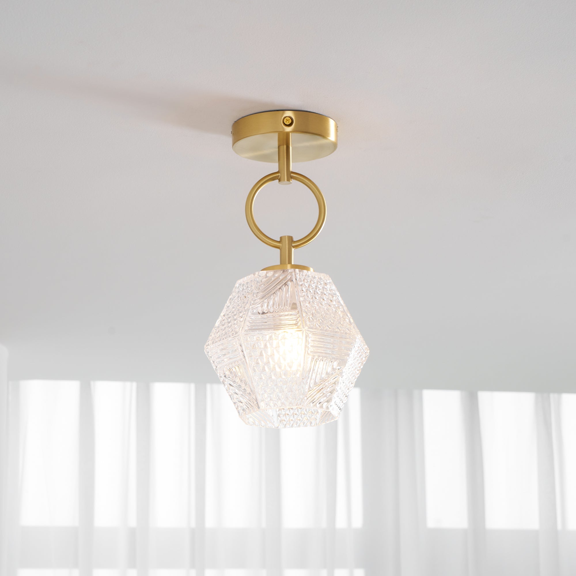 Aralilian Art Deco Ceiling Light