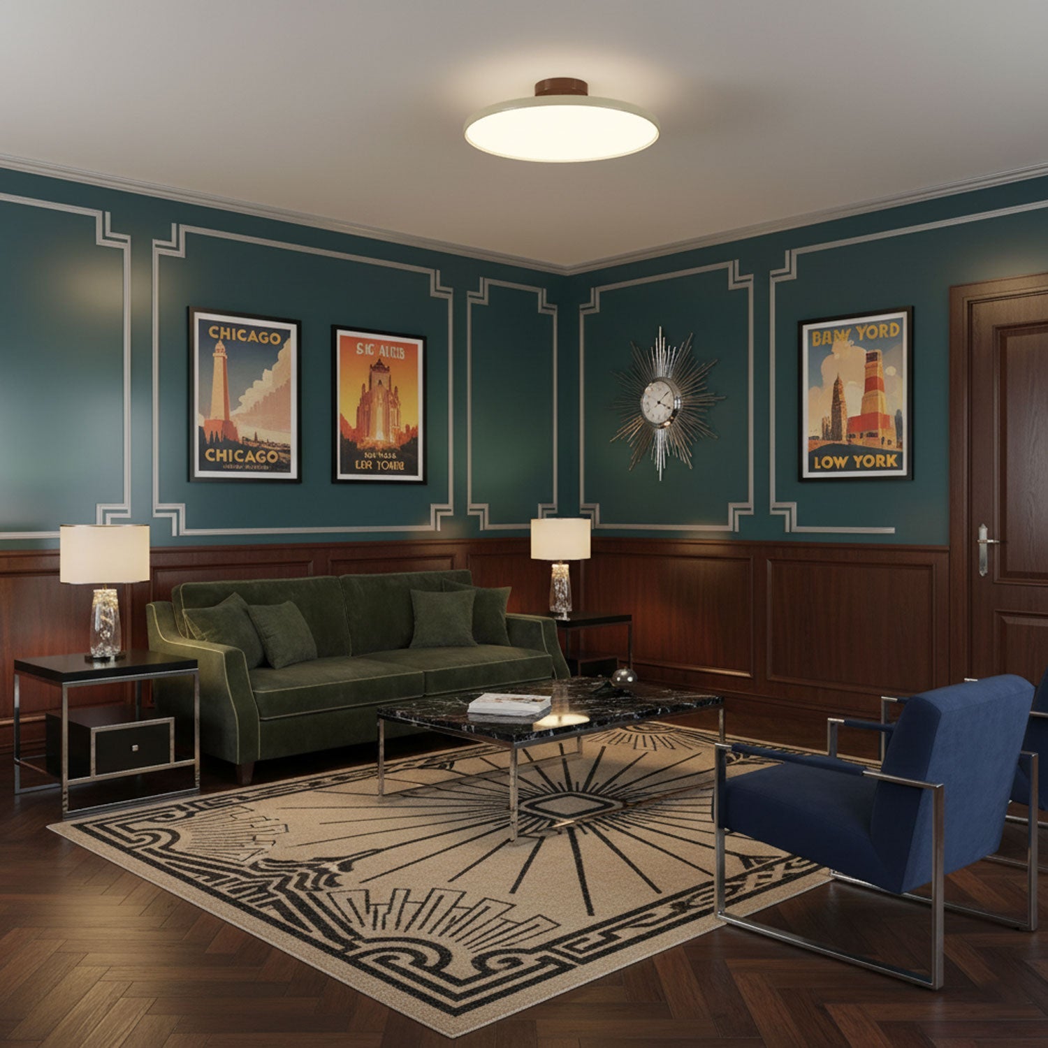 Alovava Round Ceiling Light