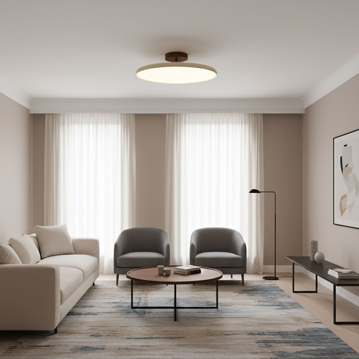Alovava Round Ceiling Light