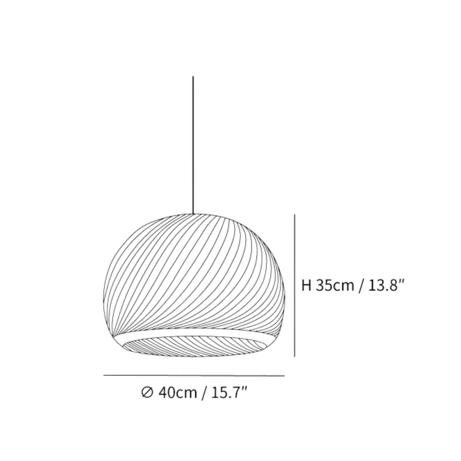 Lozum Wooden Pendant Light