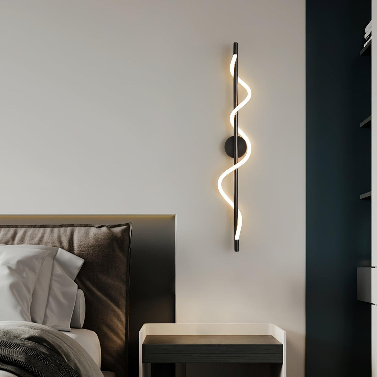 Flexible Linear Curve Wall Lamp – detail 2