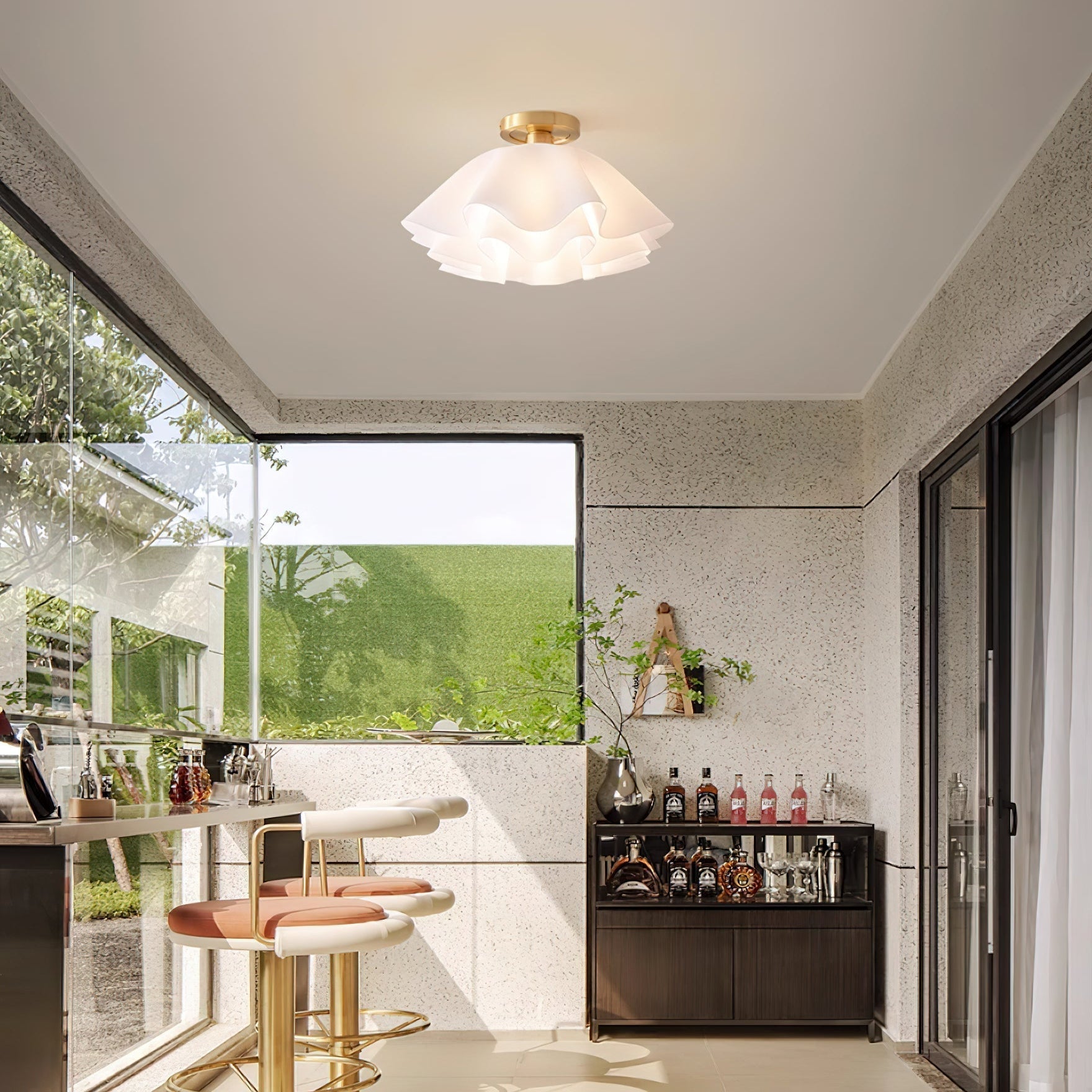 Marizo Flower Ceiling Light